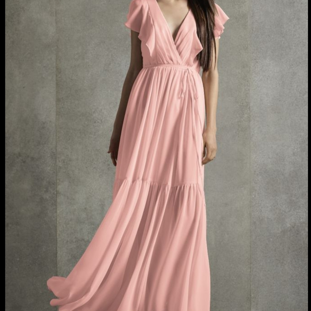 NWT White by Vera Wang Blush Gown